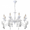 Открыть Подвесная люстра Arte Lamp Angelina A5349LM-8WH Фото Подвесная люстра Arte Lamp Angelina A5349LM-8WH
