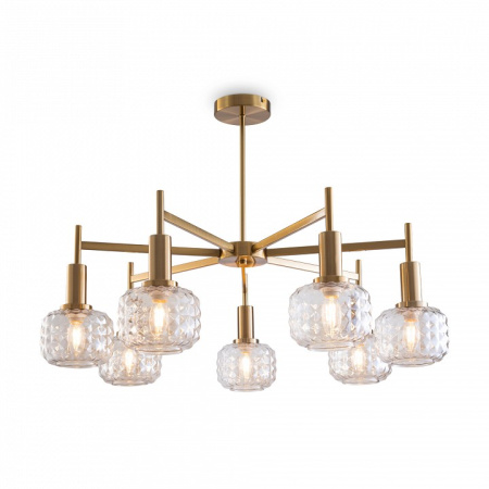 Открыть Люстра на штанге Freya Fero FR5366CL-07BS Фото Люстра на штанге Freya Fero FR5366CL-07BS