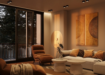 Фото Накладной светильник Maytoni Glare C091CL-12W3K-B