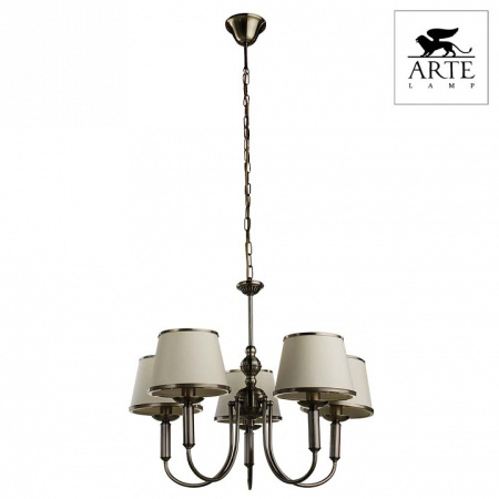 Открыть Подвесная люстра Arte Lamp Alice A3579LM-5AB Фото Подвесная люстра Arte Lamp Alice A3579LM-5AB