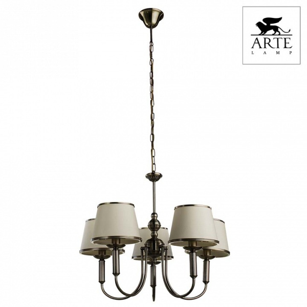 Фото Подвесная люстра Arte Lamp Alice A3579LM-5AB