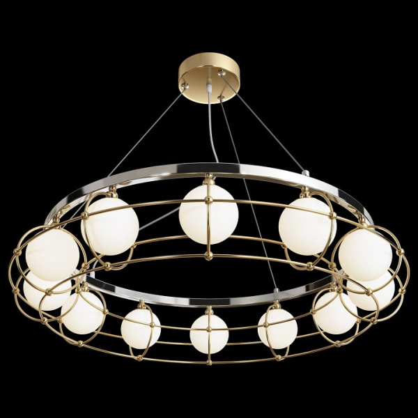 Фото Подвесная люстра Maytoni Carcass MOD312PL-12GCH