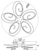 Потолочная люстра Freya Blossom FR6017CL-L60CH Потолочная люстра Freya Blossom FR6017CL-L60CH
