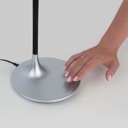 Фото Настольная лампа офисная Eurosvet Urban 80422/1 серебристый