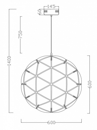 Фото Подвесной светильник Freya Amber FR5099PL-L45CH