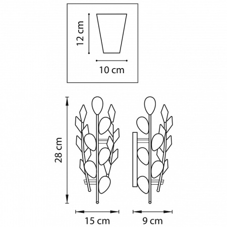 Открыть Бра Lightstar Isabelle 791612 Фото Бра Lightstar Isabelle 791612