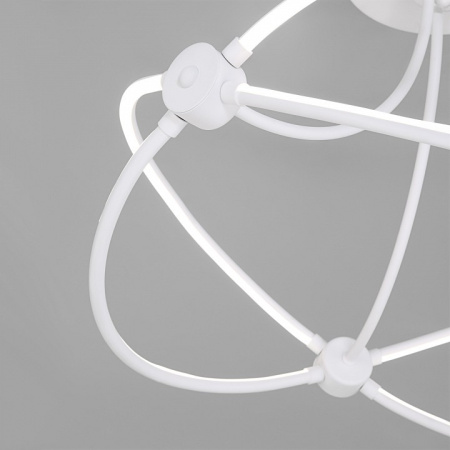 Фото Люстра на штанге Eurosvet Petto 90246/6 белый Smart