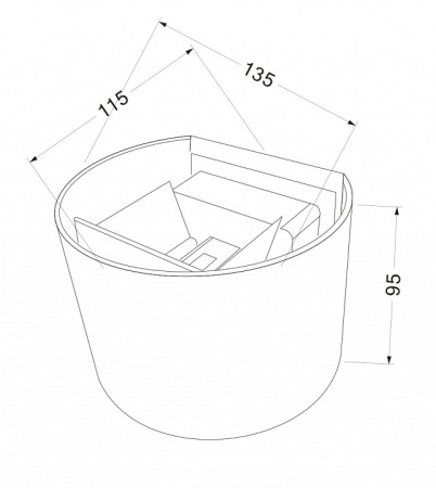 Фото Накладной светильник Maytoni Fulton O573WL-L6GR