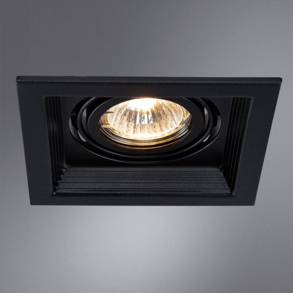 Фото Встраиваемый светильник Arte Lamp Canis A6661PL-1BK