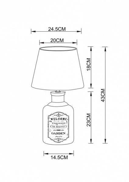 Фото Настольная лампа декоративная Arte Lamp Isola A4272LT-1GY
