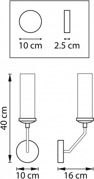 Фото Бра Lightstar Flume 723615