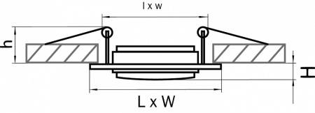 Фото Встраиваемый светильник Lightstar Singo 011601