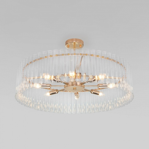 Фото Люстра на штанге Bogate's Flamel 373/8 Smart золото