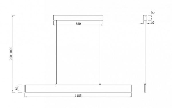 Фото Подвесной светильник Maytoni Step P010PL-L30W