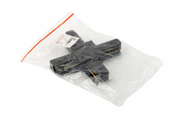 Фото Соединитель X-образный для треков Denkirs DK Track Black TR1104-BK