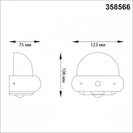 Фото Накладной светильник Novotech Calle 358566