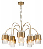 Открыть Подвесная люстра Indigo Eleganza 12019/A/8P Brass Фото Подвесная люстра Indigo Eleganza 12019/A/8P Brass