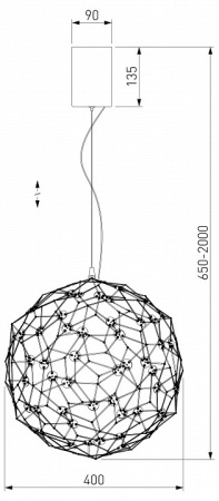 Фото Подвесной светильник Bogate's Alioth 451/1