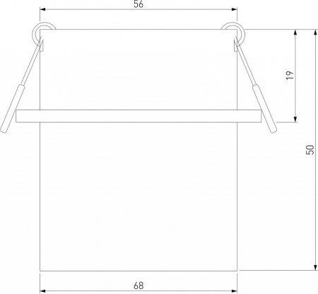 Фото Встраиваемый светильник Elektrostandard Moll a064244