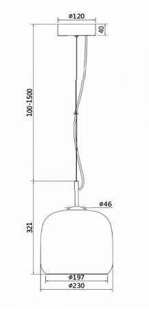 Фото Подвесной светильник Maytoni Madmen MOD128PL-L6SG