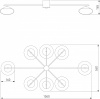 Открыть Потолочная люстра Eurosvet Opaline 70220/8 черный Фото Потолочная люстра Eurosvet Opaline 70220/8 черный