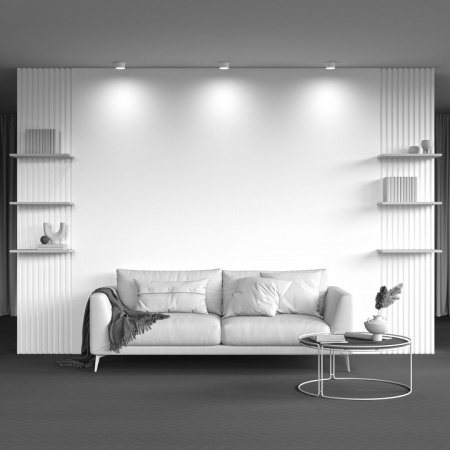 Фото Накладной светильник Maytoni Hoop C086CL-GX53-SRD-W