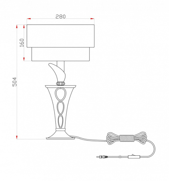 Фото Настольная лампа декоративная Maytoni Lillian H311-11-G