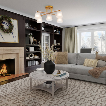 Фото Потолочная люстра Escada Silva 1101/5PL