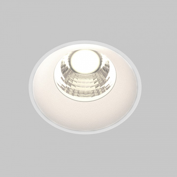 Фото Встраиваемый светильник Maytoni Round DL058-7W4K-TRS-W