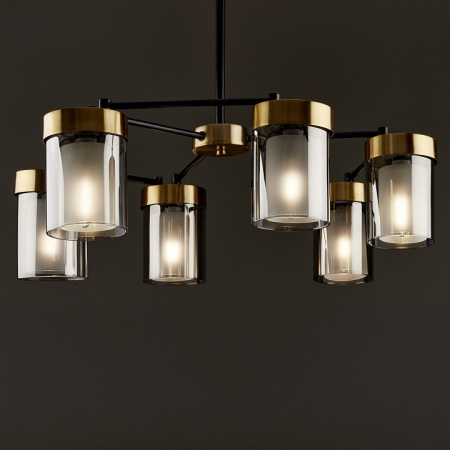 Фото Люстра на штанге Freya Lora FR5432PL-06BBS