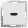 Открыть Розетка HDMI без рамки Werkel белый W1186001 Фото Розетка HDMI без рамки Werkel белый W1186001
