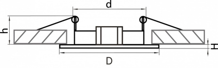 Фото Встраиваемый светильник Lightstar Lega 011017