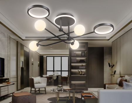 Открыть Люстра на штанге Ambrella Light FL FL66232 Фото Люстра на штанге Ambrella Light FL FL66232