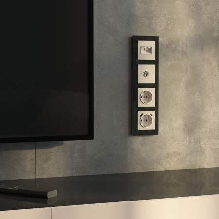 Фото ТВ-розетка без рамки Werkel айвори акрил W1183043