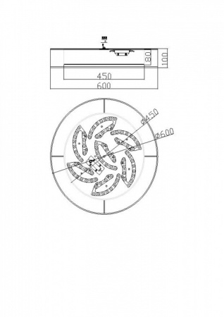 Фото Накладной светильник Freya Zoticus FR6005CL-L48G