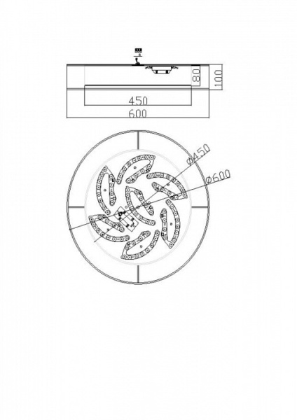 Фото Накладной светильник Freya Zoticus FR6005CL-L48G