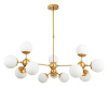 Люстра на штанге Arte Lamp Bolla A1664SP-12GO Люстра на штанге Arte Lamp Bolla A1664SP-12GO
