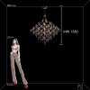 Открыть Подвесная люстра Loft it Mira 10259/1200 Gold Asfour Фото Подвесная люстра Loft it Mira 10259/1200 Gold Asfour
