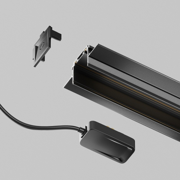 Фото Токопровод концевой Maytoni Accessories for tracks Radity TRA084B-12B-200