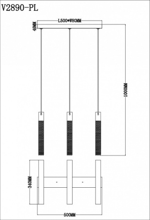 Фото Подвесной светильник Moderli Novas V2890-PL