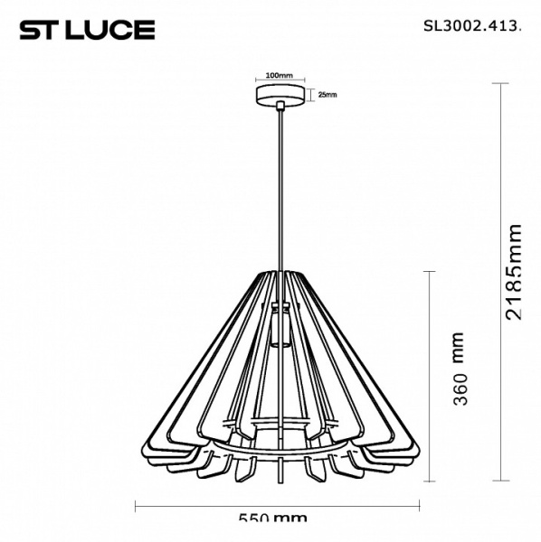 Фото Подвесной светильник ST-Luce Sentito SL3002.413.01