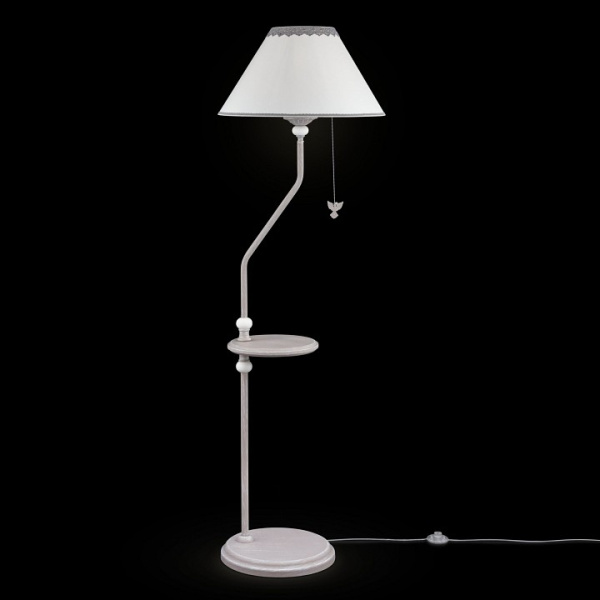 Фото Торшер с полкой Maytoni Bouquet ARM023-FL-01-S