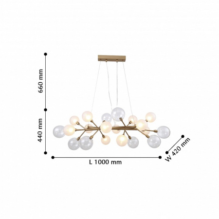 Фото Подвесная люстра Favourite Babylon 2515-12P