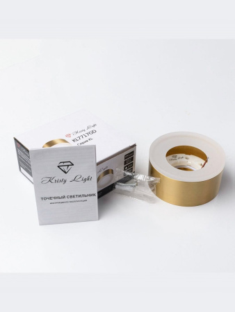 Фото Светильник потолочный накладной Kristy Light KL7717GD GX53 латунь