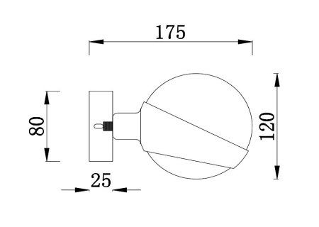 Фото Бра Freya Silvia FR5009WL-05CH