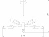 Фото Люстра на штанге Eurosvet Stark 50386/5 LED латунь