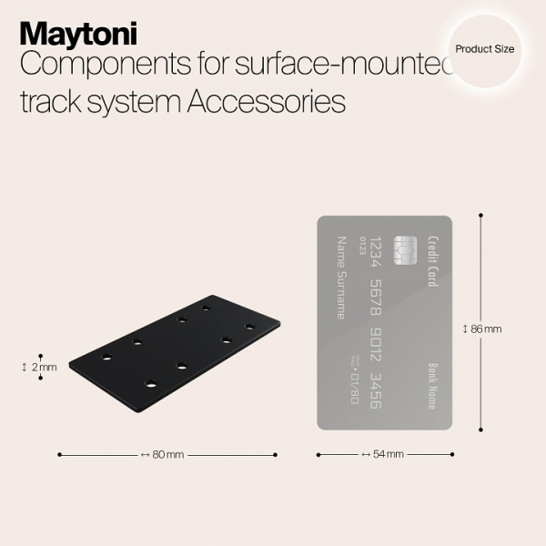 Фото Заглушка для трека Maytoni Accessories for tracks TRA004C-21S
