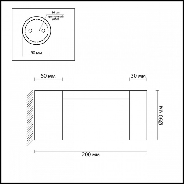 Фото Светильник на штанге Odeon Light Tion 6657/10WL