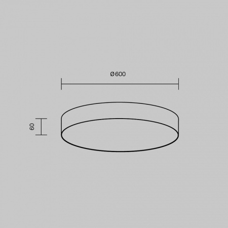 Фото Накладной светильник Maytoni Zon C032CL-90W4K-RD-MG
